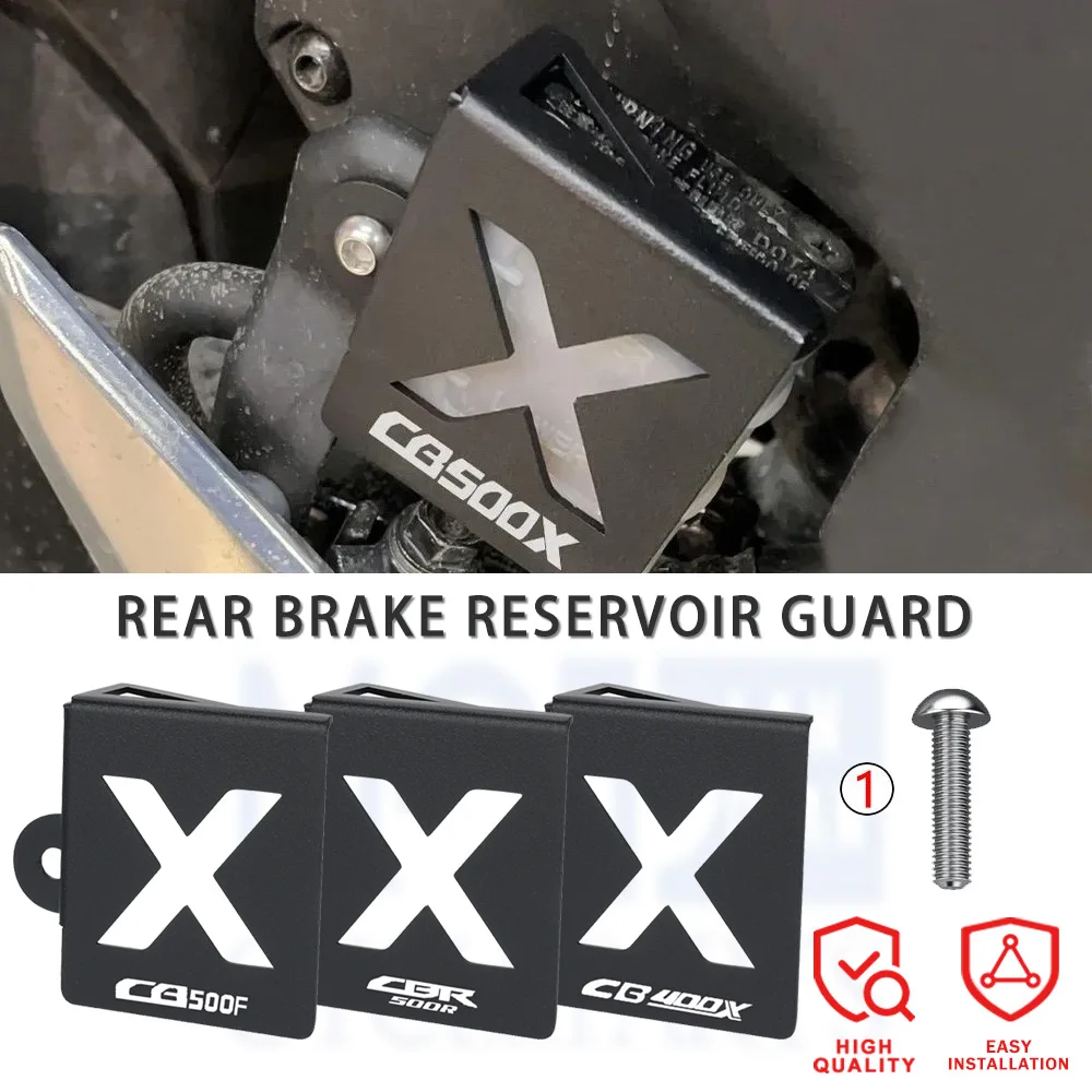 

2026 2025 2024 Motorcycle Rear Brake Fluid Cap Guard For Honda CB500 Hornet CB400X CB500X CB500F CBR400R CBR500R ABS 2019-2023