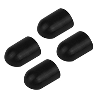 ABLB-4Pcs Foot Support Cover Silicone Sleeve For Ninebot Es2 Es4 Millet Xiaomi M365 / M365 Pro Electric Scooter,Black
