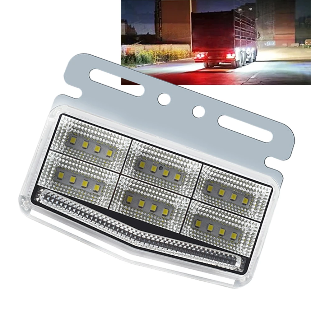 4pcs LED Clearance Marker Light For 24V Lorry Truck V-Shape Ground Lamp IP68 Waterproof White Amber Warning Signal Lighting