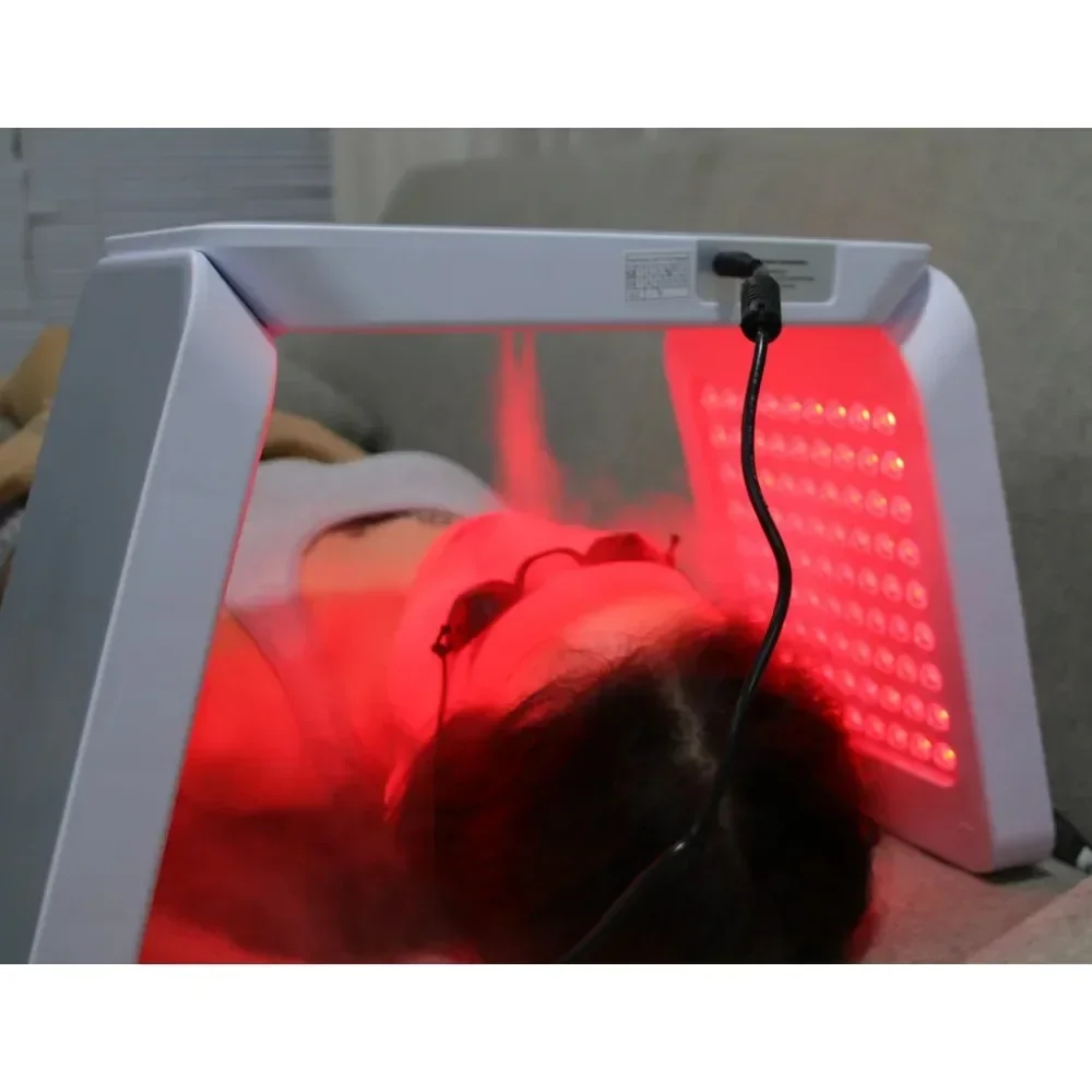 New Arrival 7 Color Foldable Spray Facial PDT Device with Steam for Tighten Physical Heating