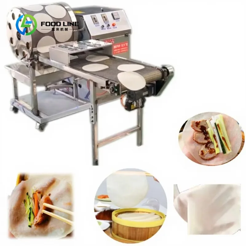 Square Spring Roll Wrapper Machine Machines Samosa Dough Sheet Maker Automatic Pancake Machine