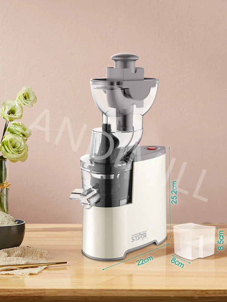 بطيئة Masticating عصارة الصحافة الباردة عصير مستخرج التفاح عصارة الحمضيات البرتقال لتصفية آلة الخضروات الفاكهة الحرة