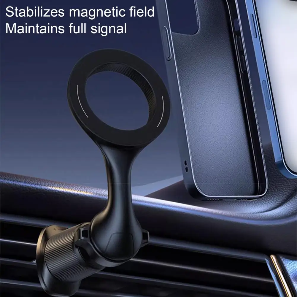 Phone Holder Universal Magnetic Car Phone Mounts High Stability Anti-shake 360-degree Rotatable Air Vent Clips for Secure Cell