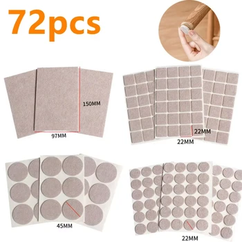16 Styles Thicken Self Adhesive Felt Chair Leg Pads Floor Pr...