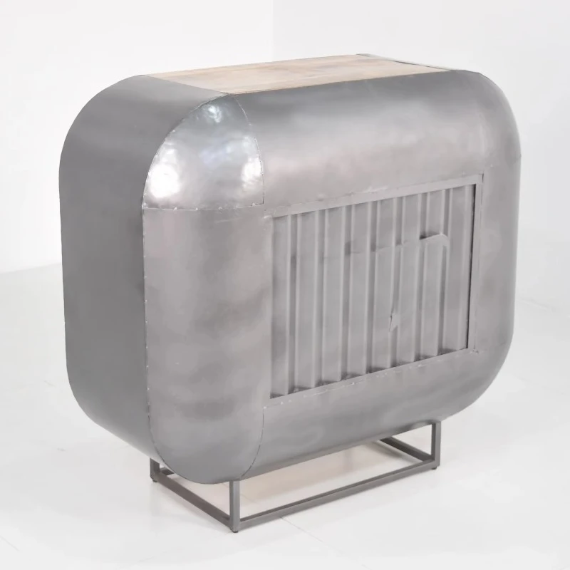 

Modern industrial design bar cabinet, made of high-quality metal iron, for use in family bars, hotels and restaurants