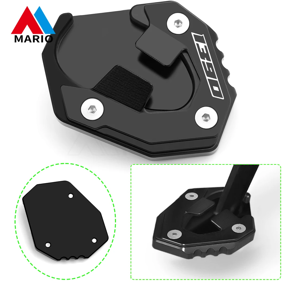 Motorcycle Accessories Side Stand Extension Kickstand Pad Support Plate Enlarge For KTM 1390 Super D uke R EVO 2023-2024