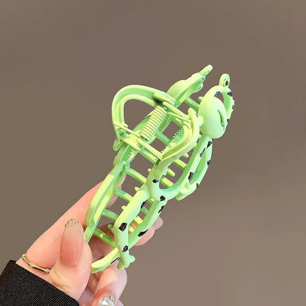 

Frog Claw Clip Large Hair Clips for Women Jaw Thick Toppers Cartoon Shark Funny Styling Tool Decorative Accessories