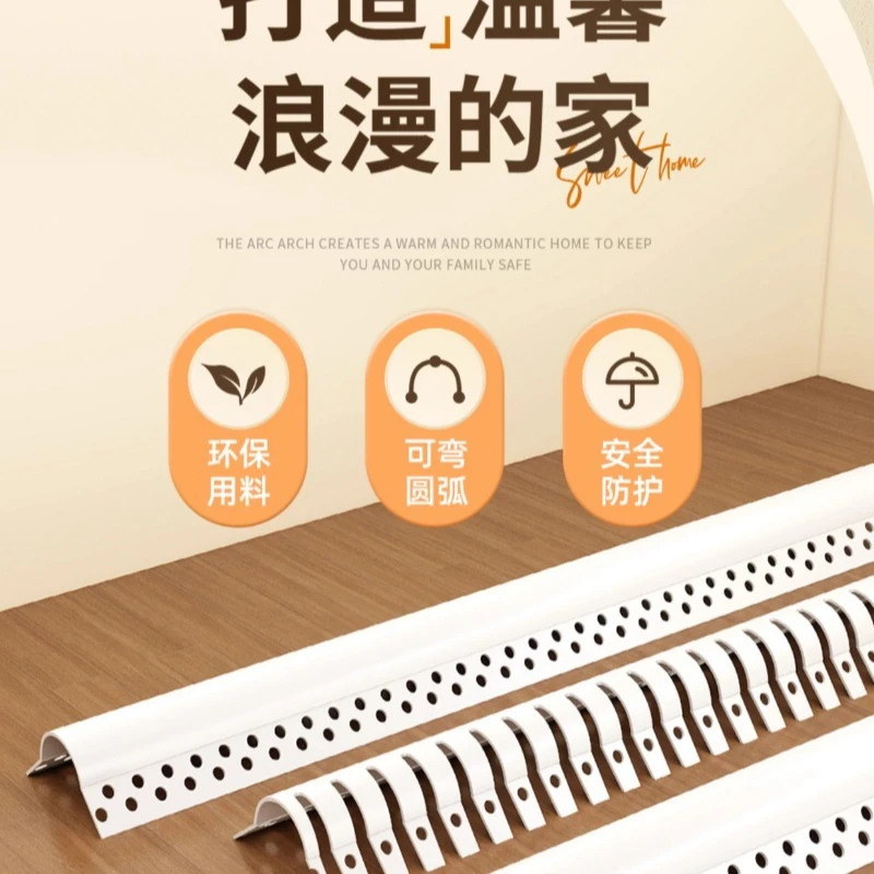 

Гибкая дуга Угловая полоса Ян, дуговая защитная полоса ПВХ большой круглый полукруглый угол