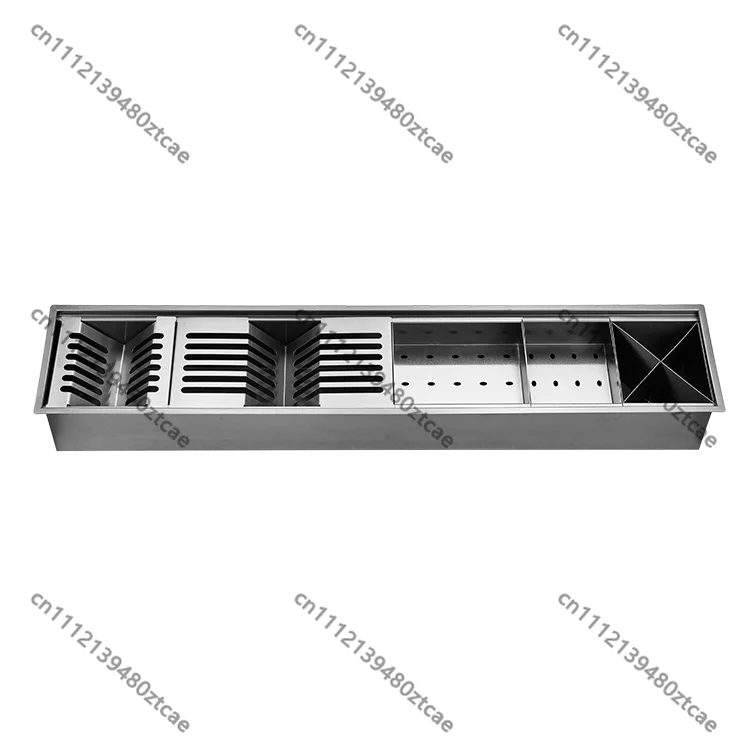 Nano Integrated Kitchen Sink with Base, Multifunctional Stainless Steel Under Counter Washing Basin for Home Kitchen