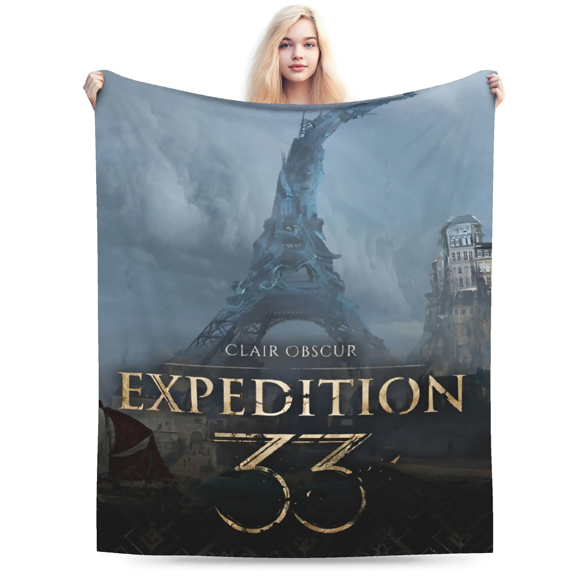 دافئ كلير Obscur إكسبيديشن 33 لعبة فيديو بطانية اكسسوارات أريكة الزخرفية رمي بطانية فائقة النعومة الصوف للسيارة #1