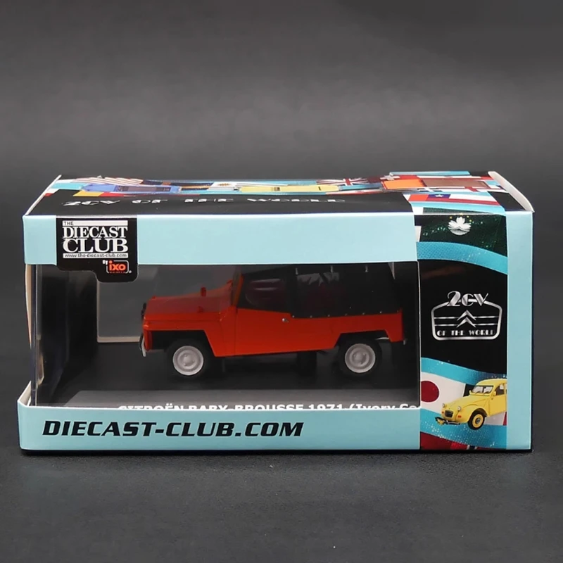 Ixo 1:43 スケールオレンジ Baby-Brousse Dieast 合金おもちゃの車のモデルシミュレーション完成品趣味コレクション装​​飾品