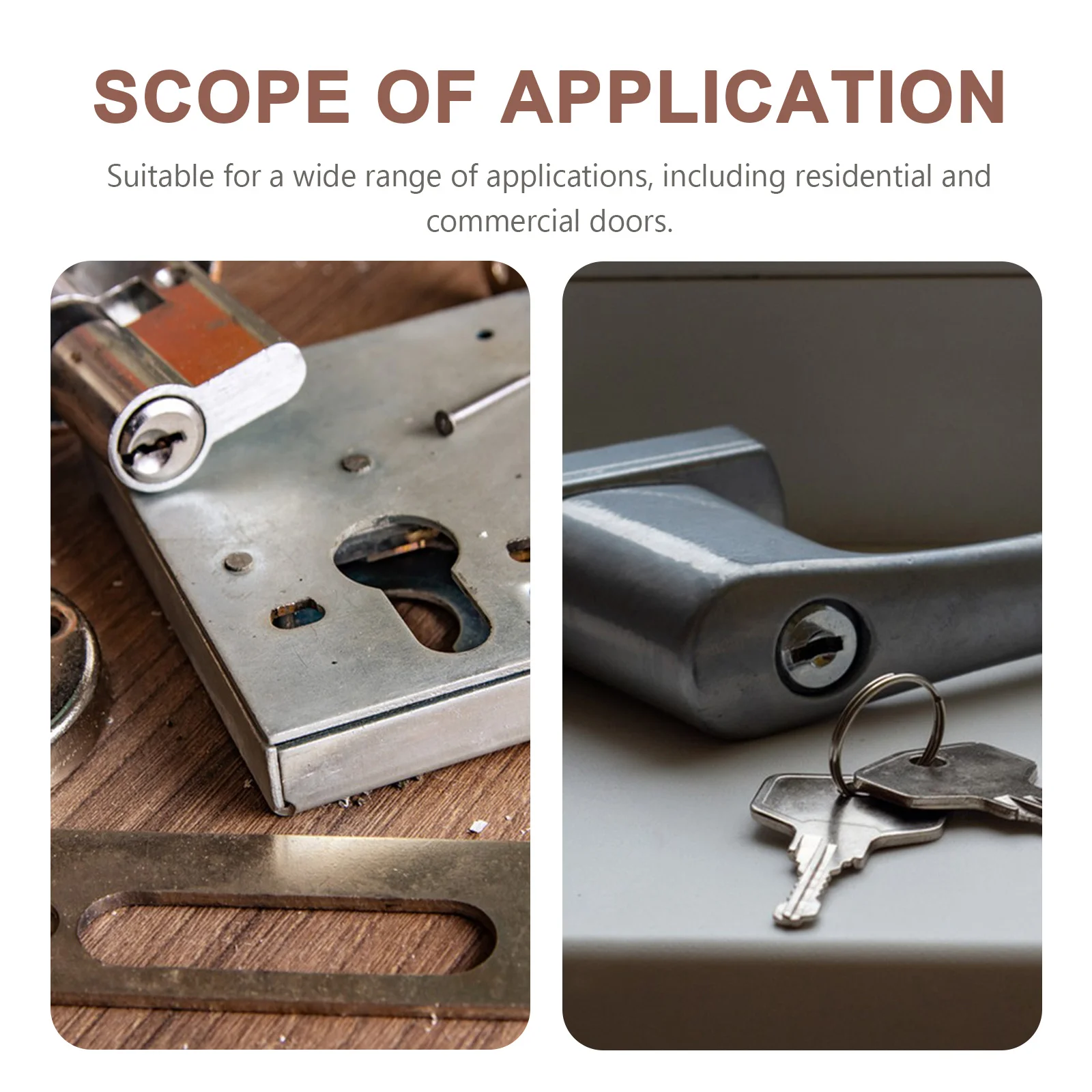 2 قطعة مقبض الباب المغزل بار 65 مللي متر الصلبة الحديد مستقيم مربع محرك المغزل ل خمر مقبض الباب استبدال الأجهزة #1