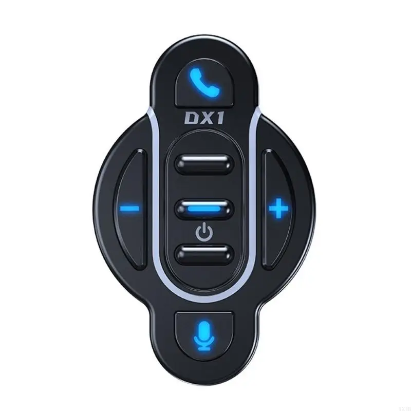 Motorcycle Handlebars Bluetooth-compatible Device Integrated Call Music Controls Weatherproof Design Extended Playtimes