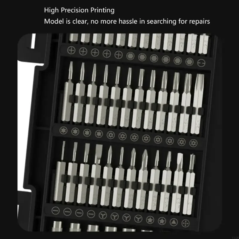 58 في 1 طقم مفك براغي دقيق للنظارات طقم مفك براغي صغير مع حافظة أدوات إلكترونية احترافية لساعات النظارات