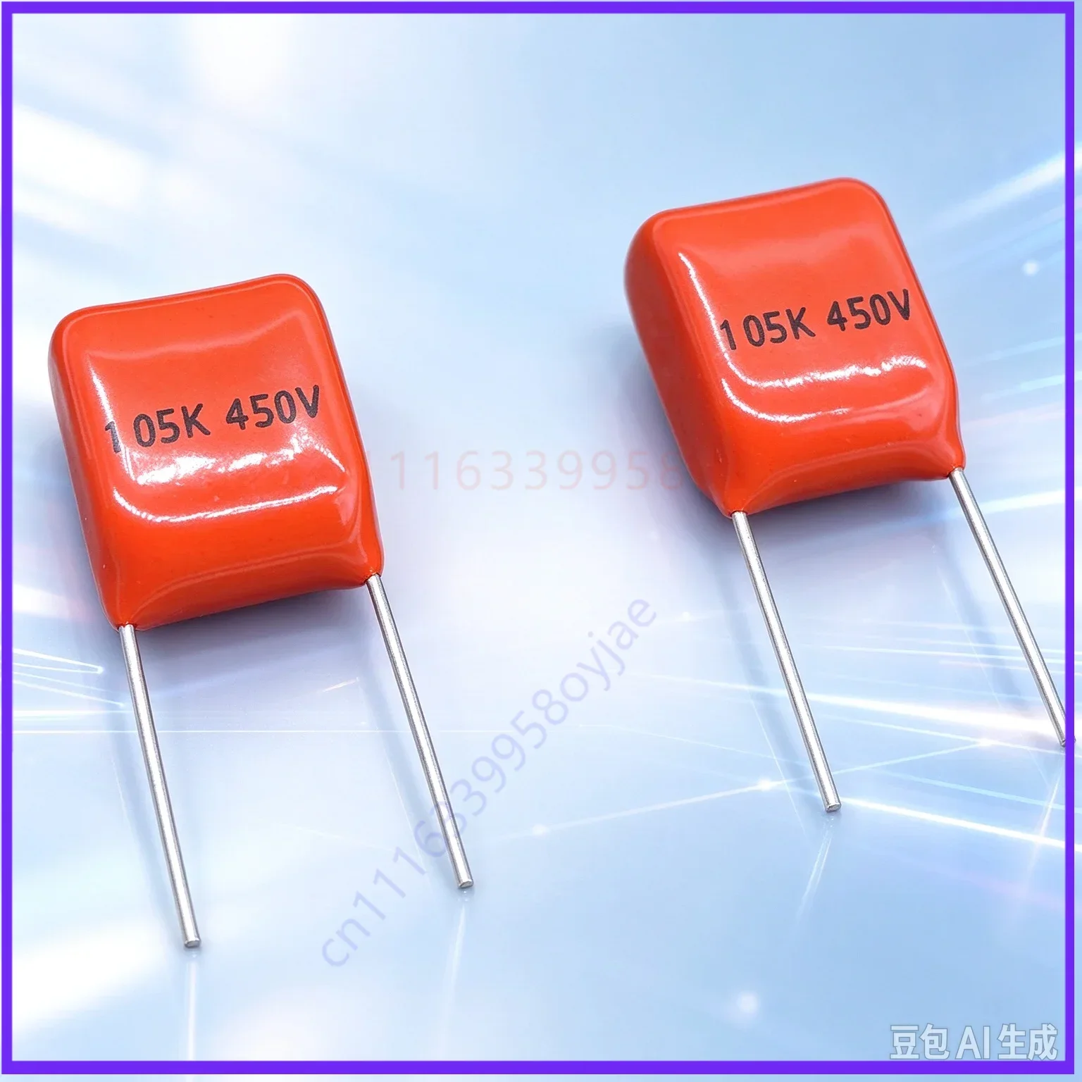 Premium for CARLI CBB MPN 105 1uf 1.0uf 450v 400v High Frequency Film Capacitor P10  200pcs