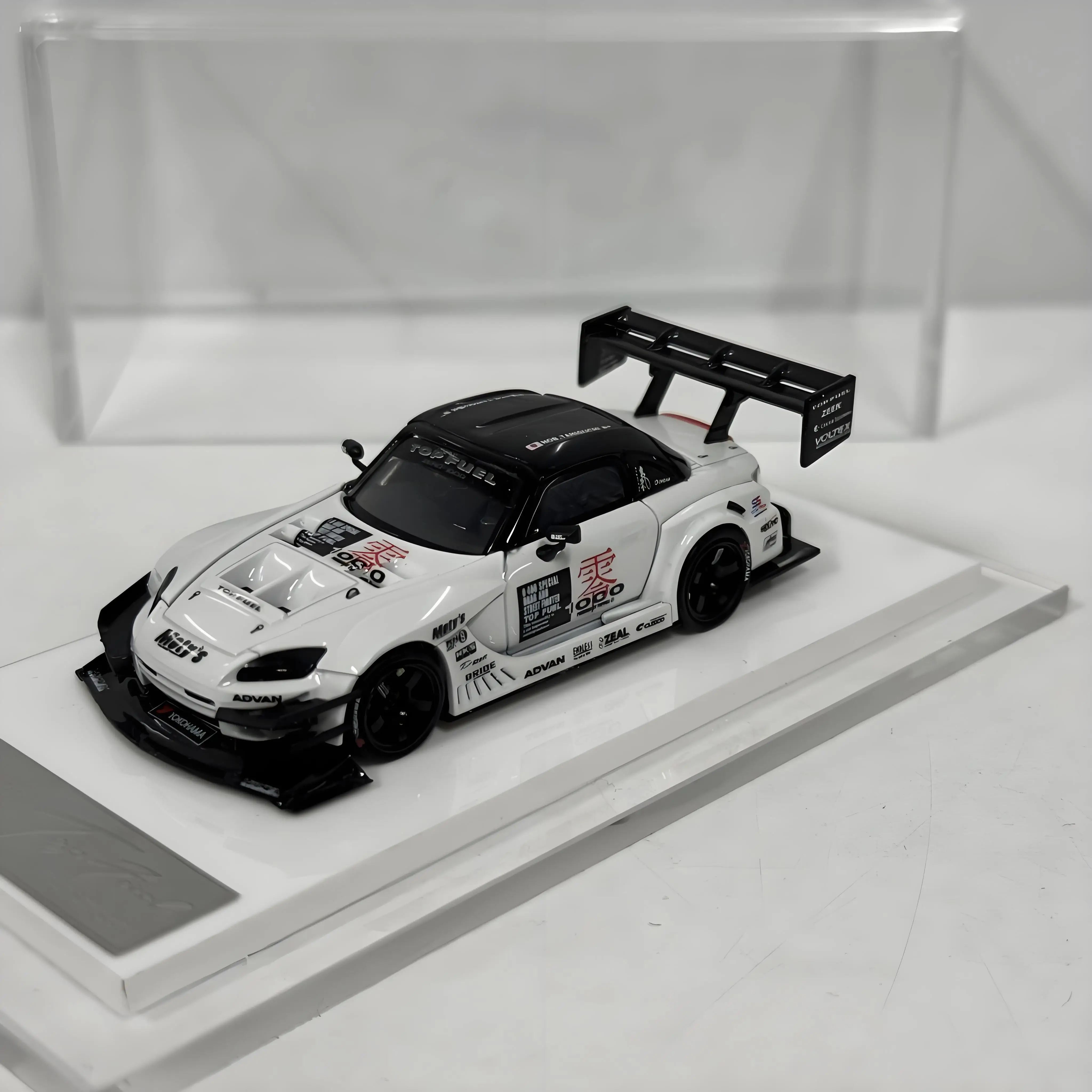 Onemodel 1/64 S2000 Type-RR ZERO 합금 자동차 다이캐스트 및 장난감 차량 자동차 모델 어린이를위한 미니어처 스케일 모델 자동차