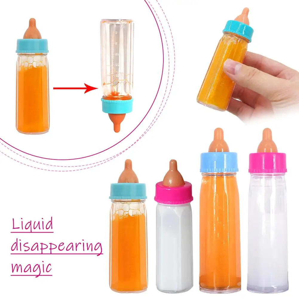 Mini Magic Milk Bottle Liquid Disappearing Milk Accessories Bottle Feeding Gift Child Dolls Baby Strange Magics Toy A6C5