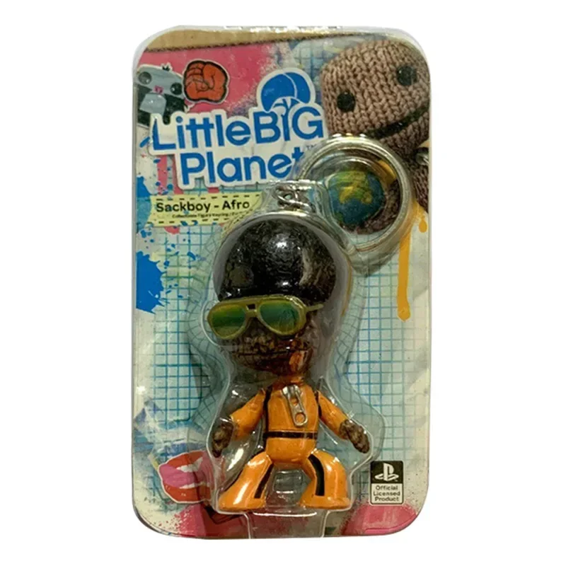 LittleBigPlanet figura de Anime alrededor de la figura de acción, juego movible articulado, marea, juego, adornos, llavero, adornos, juguetes para