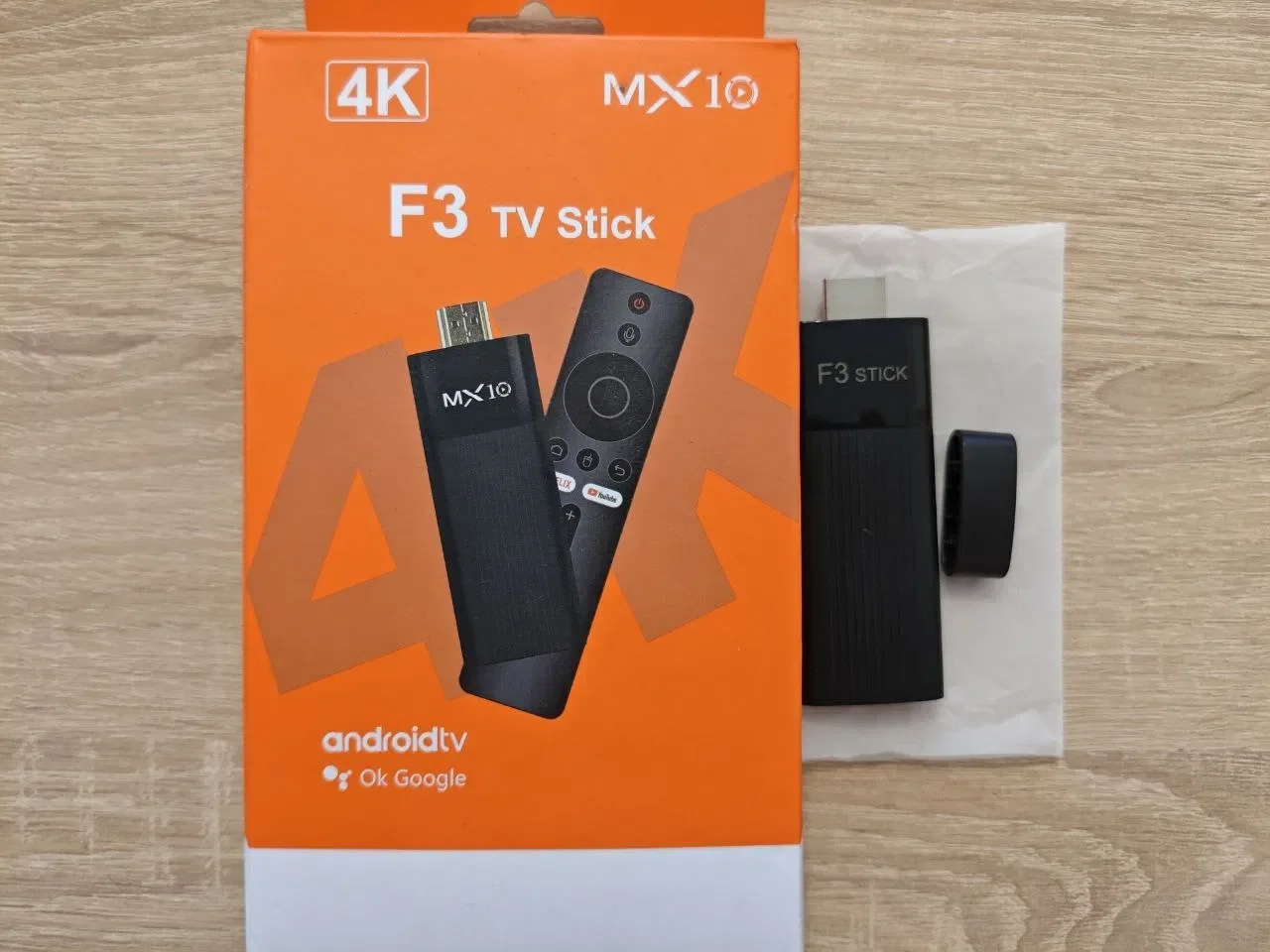 Nuevo TV Stick MX10-F3 con Android 13, Wifi de Alta Velocidad 2.4G y 5G, Memoria de 2GB y 16GB, Compatible con BT5.0, Buen Precio