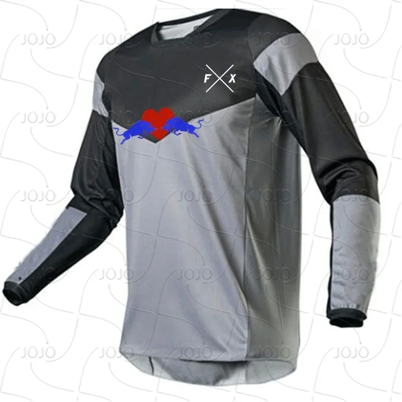 

Hot Selling Off-road T-shirt Motorcycle Riding BMX Bicycle Riding Uphill and Downhill Fast Drying 3D Printed Long Sleeves Jersey