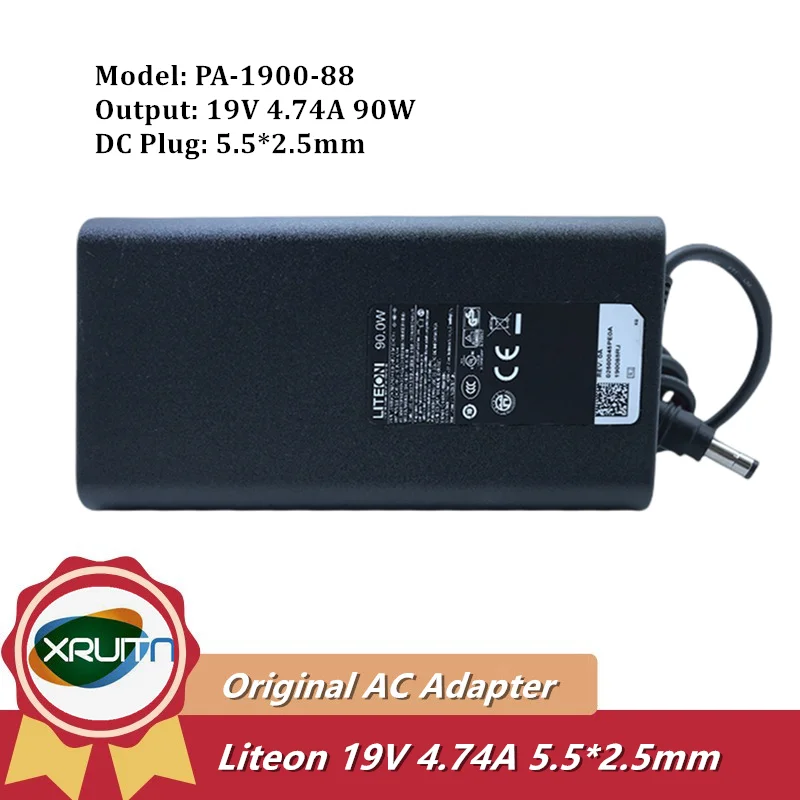 

Genuine LITEON PA-1900-88 19V 4.74A 90W 5.5x2.5mm AC Adapter Charger For Lenovo / Asus/ LG Laptop Power Supply Adaptor