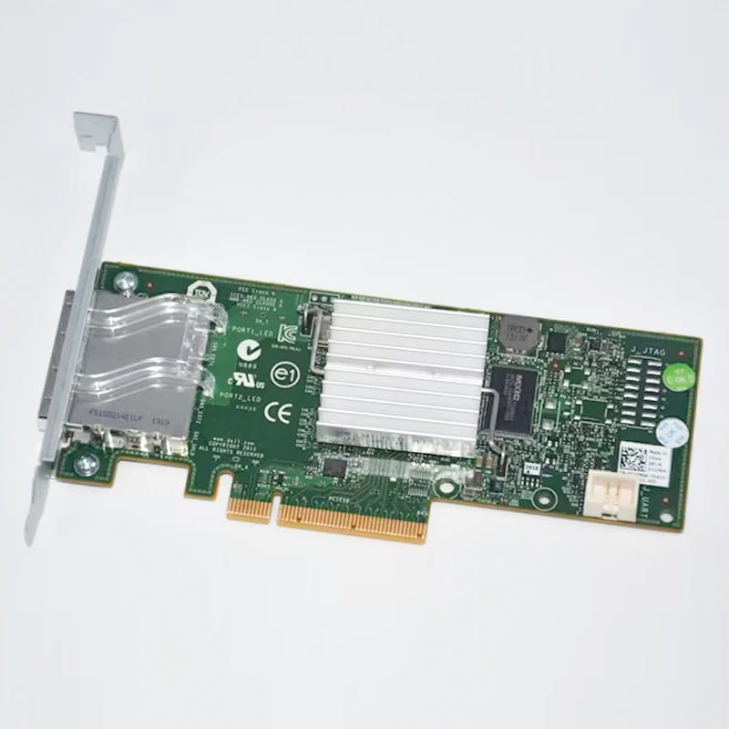 بطاقة توسعة ديل H200E ، 012DNW ، 9200-8E ، 6 Gbps ، SAS ، SATA ، PCI-E ، HBA ، 2 ميناء ، ips ، 9200-8E ، جودة عالية