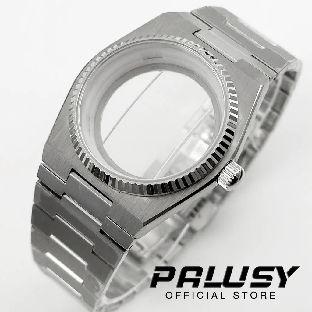 

PRX NH35 40MM Sapphire Crystal Fluted Bezel Watch Cases Parts For PRX Super Player NH34 NH35 NH36 NH38 Automatic Movement