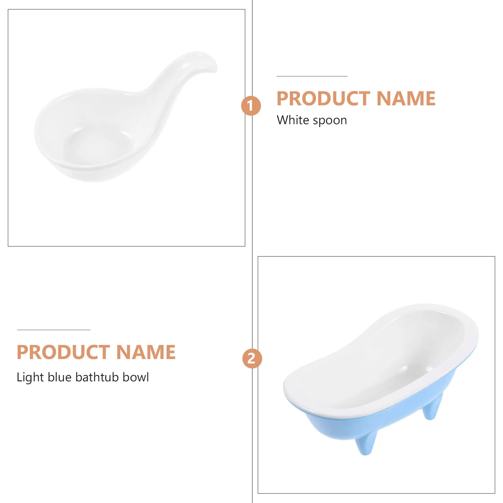 

1 set 1 Set Bathtub Shape Candy Bowl Sweet Dessert Serving Bowl For Snacks Dried Fruit Salad Large Capacity Food Tray Household