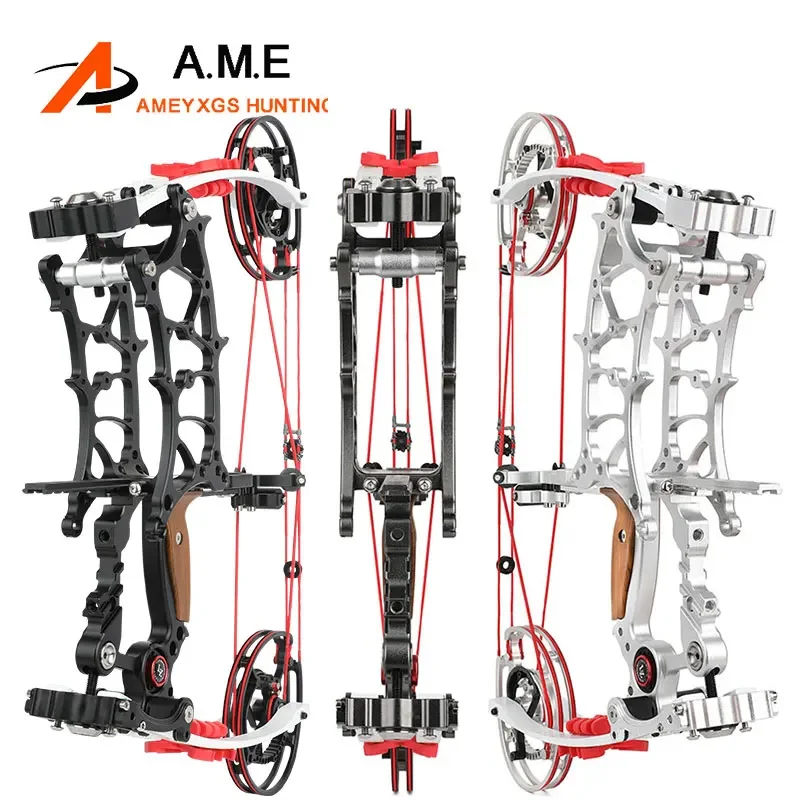 

30-75 Lbs Compound Bow Shoot Arrow and Steel Ball 330 fps Car Hunting Bow CNC Machining Adults Right Hand Shooting Archery