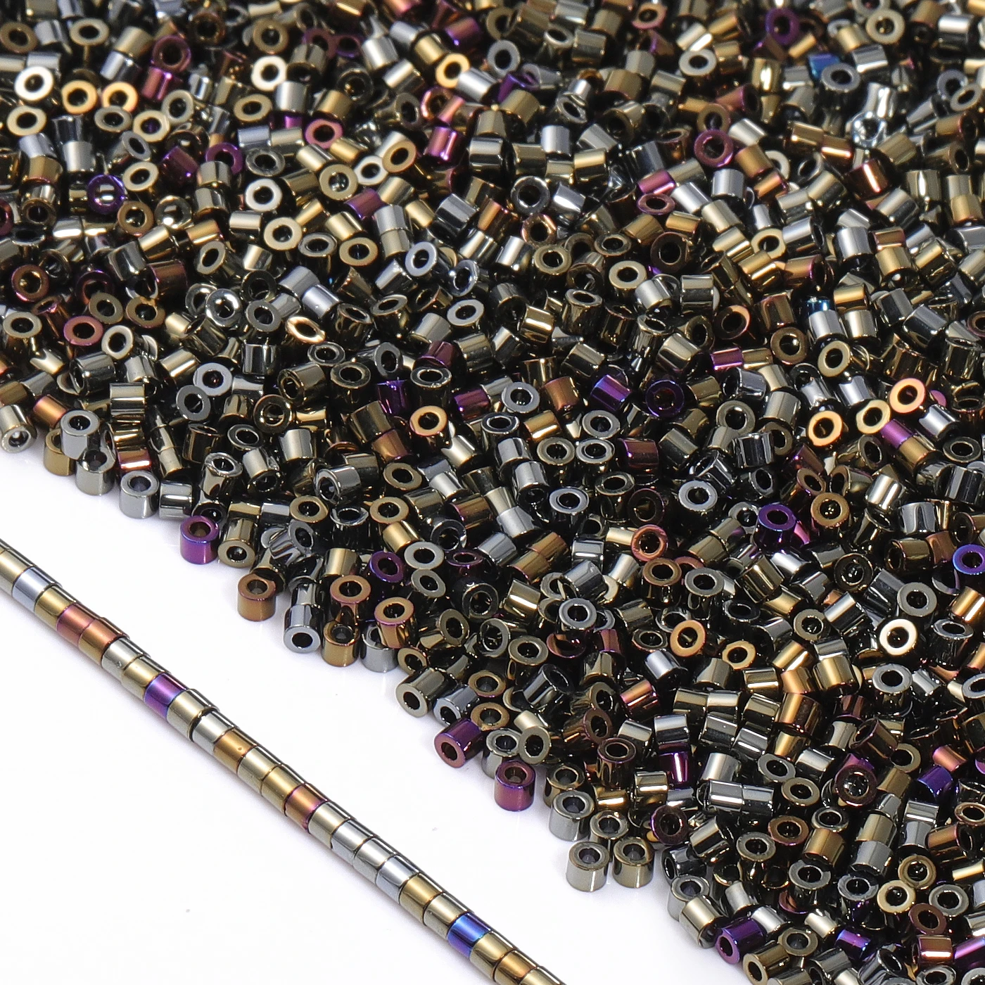 50 gr/beutel 1,6mm Top Generische Metallic Farbe Glas Perlen 11/0 Wasserdichte Lose Spacer Rocailles für Schmuck Machen DIY Nähen – Detail 18