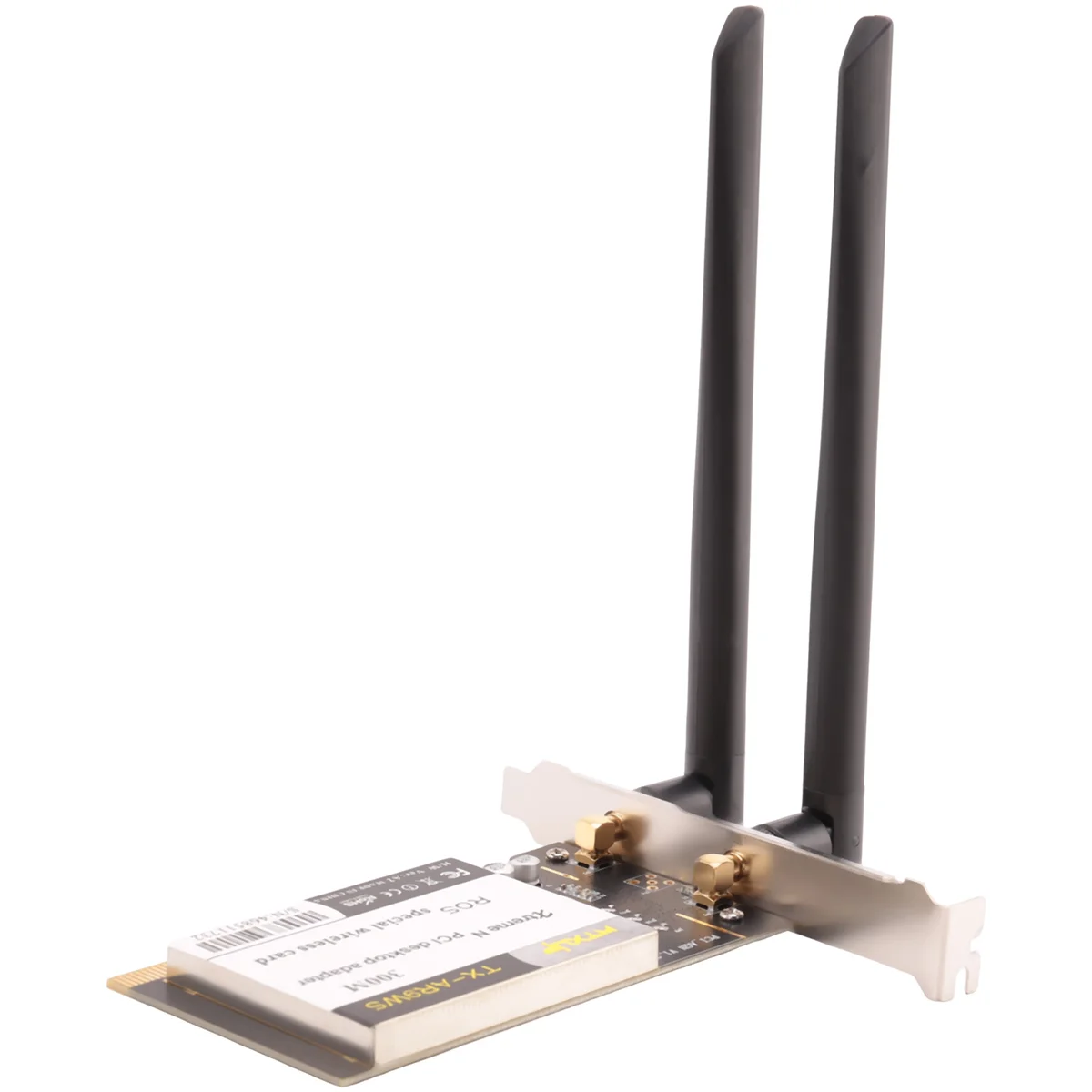 AB20-WTXUP Atheros AR9223 PCI 300M 802.11B/G/N Wireless WiFi Network Adapter for Desktop PC,PCI Wireless Card with 2 Antenna