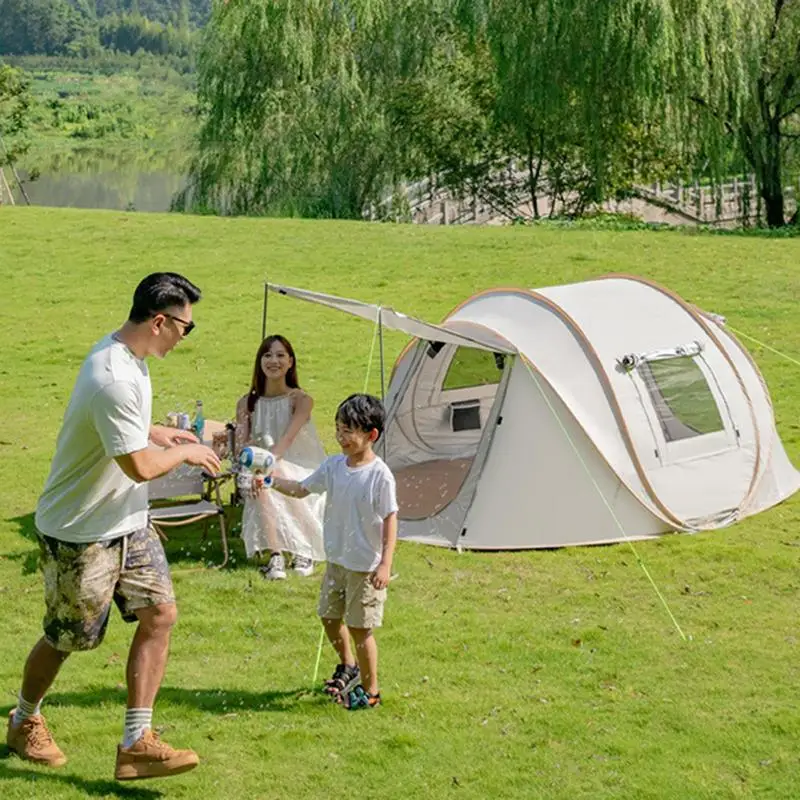 

Quick Automatic Opening Tent 2-3 People Camping Tent Waterproof Outdoor Hiking fishing Family Travel Backpacking Sun Shade Tent