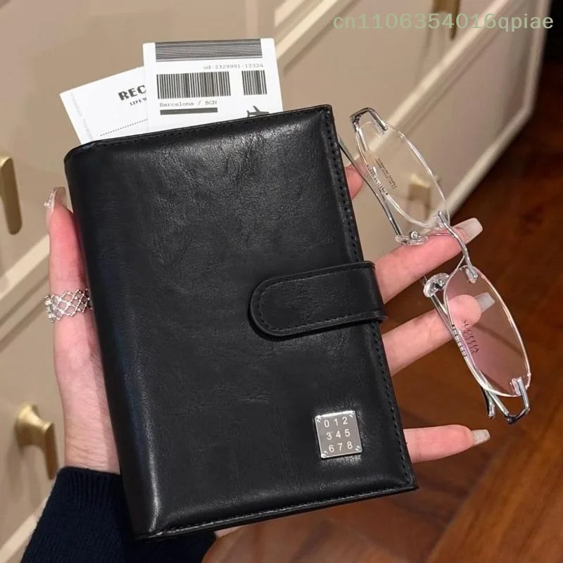 （Summer4）Travel Passport Wallet Women Man Card Holder RFID Blocking Credit Card ID Bag Plane Ticket Holder Multifunction Wallets