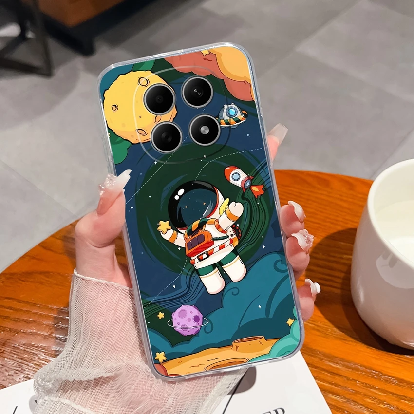 ل Redmi نوت 15 15Pro 5G الصيف الفاكهة نمط جراب هاتف شفاف بولي TPU المضادة للانزلاق قذيفة ل Redmi ملاحظة 15 برو + 5G لينة يغطي #5