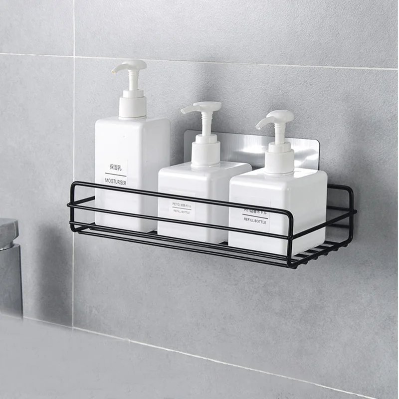 HOShelf-Étagères Murales de Rangement de Shampoing, Support de Cuisine, Sans Jolie çon, T1