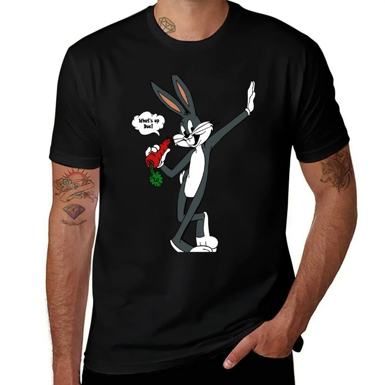 

What's Up Doc! T-Shirt quick-drying blacks anime clothes Men's t-shirts