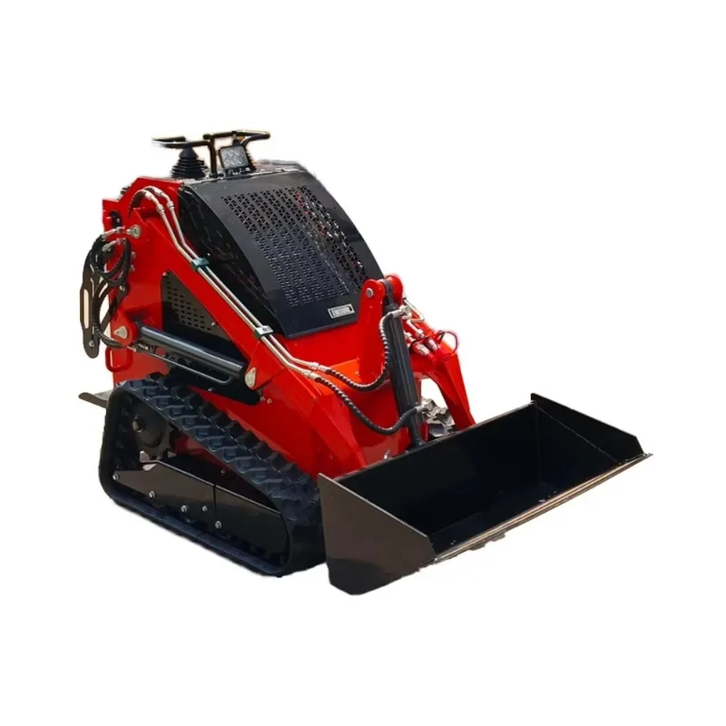 Mini Earth-Moving Machinery Log Loader Crawler Skid Steer Loader with Hengli Engine Pump PLC Control 1 Year Warranty Sale