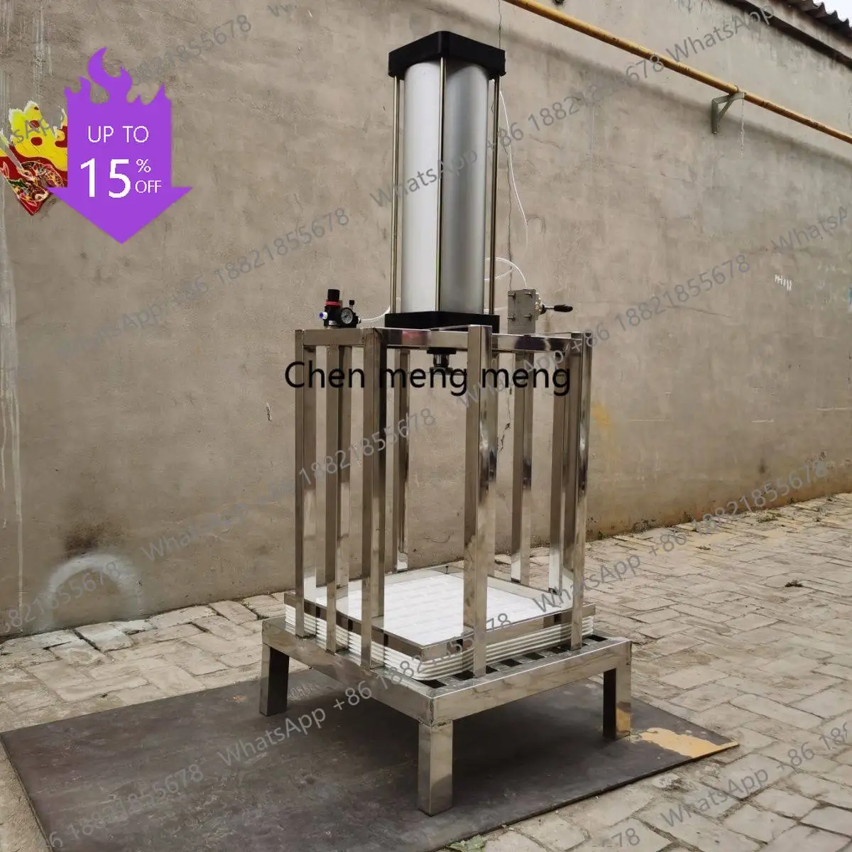 

Пресс для прессования и формования тофу A61, сухой пресс, коммерческое пневматическое специализированное оборудование из нержавеющей стали