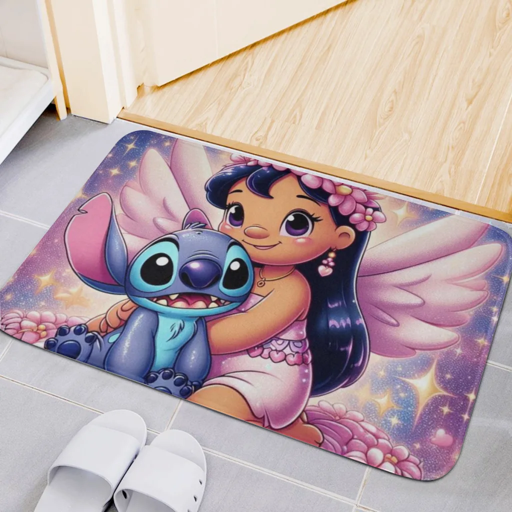 Stitch Large Size Living Room Rug Light Luxury Sofa Floor Mat Full Shop Home Room Bedroom Cartoon Cute Kids