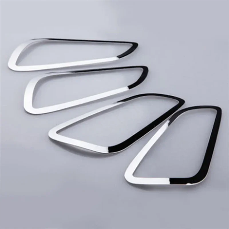 4pcs Stainless steel inner door handle decorative frame sticker For Ford Focus 3 MK3  2012 - 2015 Car accessories