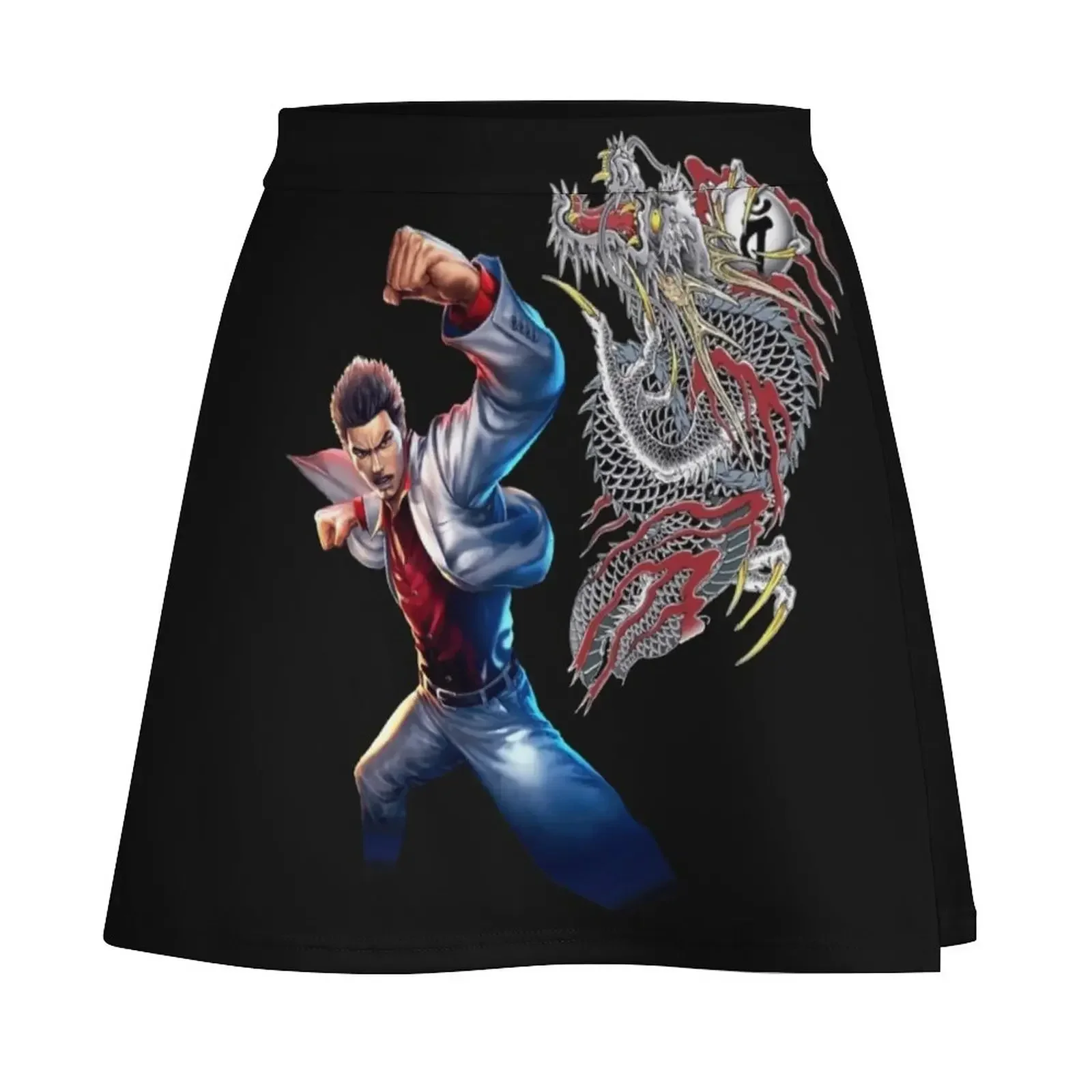 Yakuza Kiryu Dragon Mini falda faldas para mujer elegantes vestidos de fiesta para mujer 2024 falda midi para mujer faldas de mujer