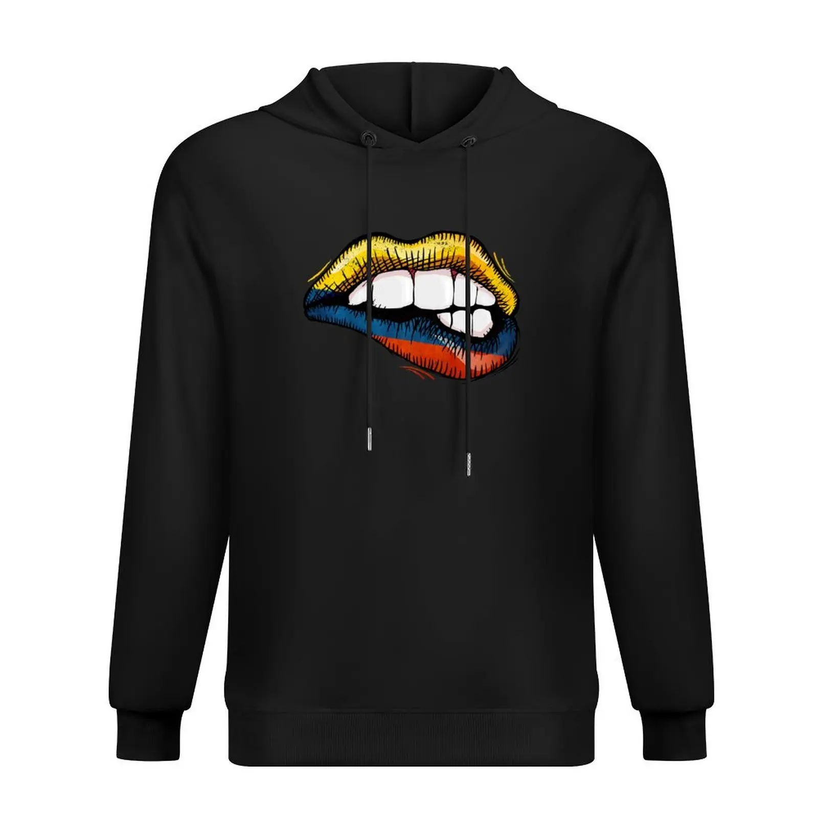 

Sexy Biting Lips Colombia Flag Colombian Love Hoodie men's sweat-shirt anime clothing men clothing blouse hoodie streetwear