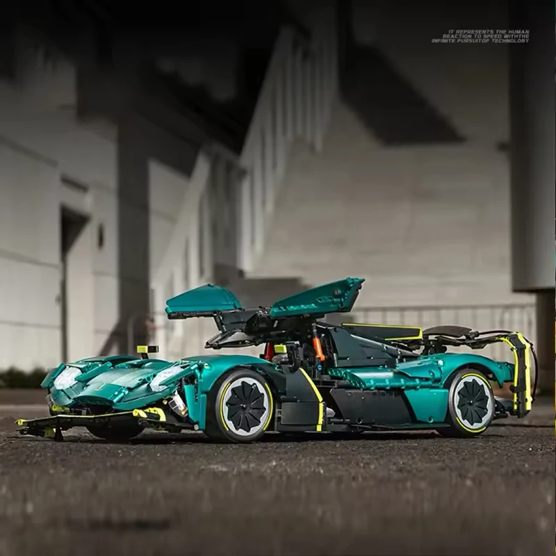 2025 جديد Y18006 سيارة سباق فنية رياضية 1:8 نموذج سيارة خارقة اللبنات تجميع اللعب هدية للبنين طفل الكبار #5