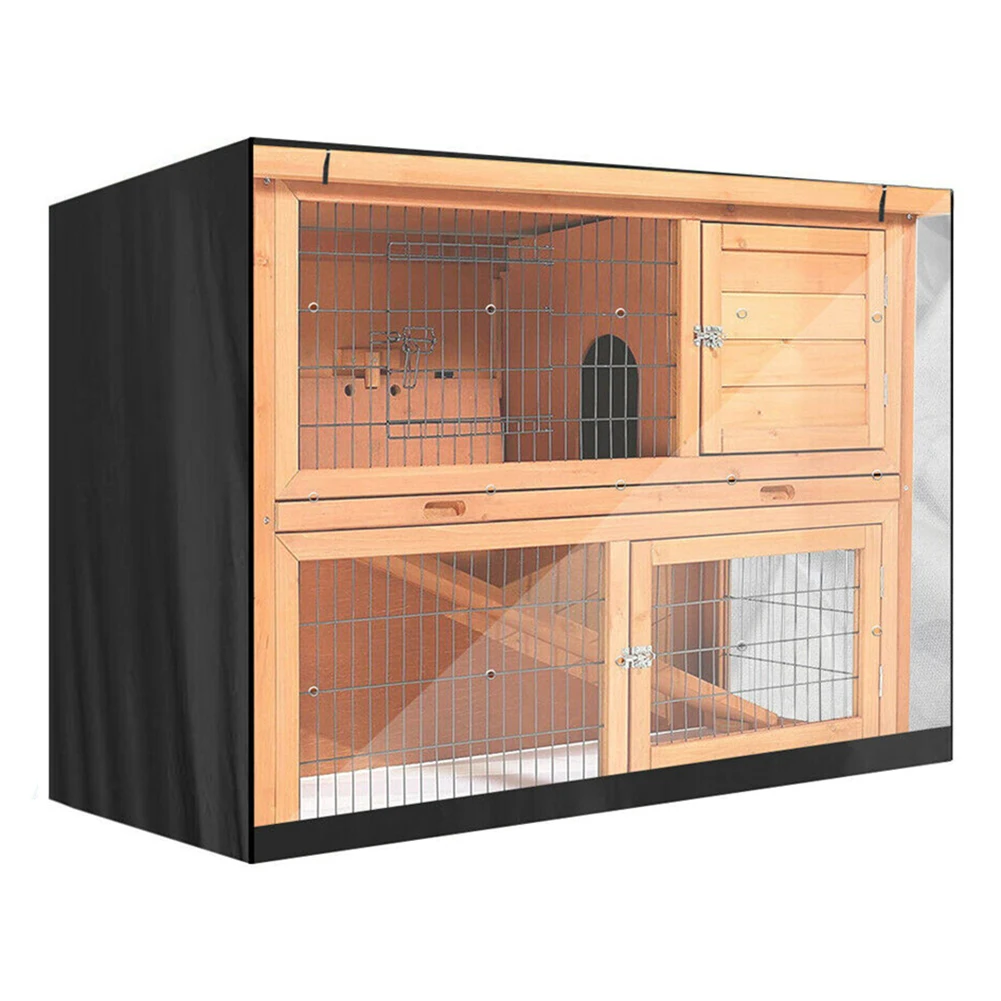 

All-Season Pet Cover Double Decker Cage For Outdoor Shelter 210D Oxford Fabric Long-lasting Performance For Outdoor Use