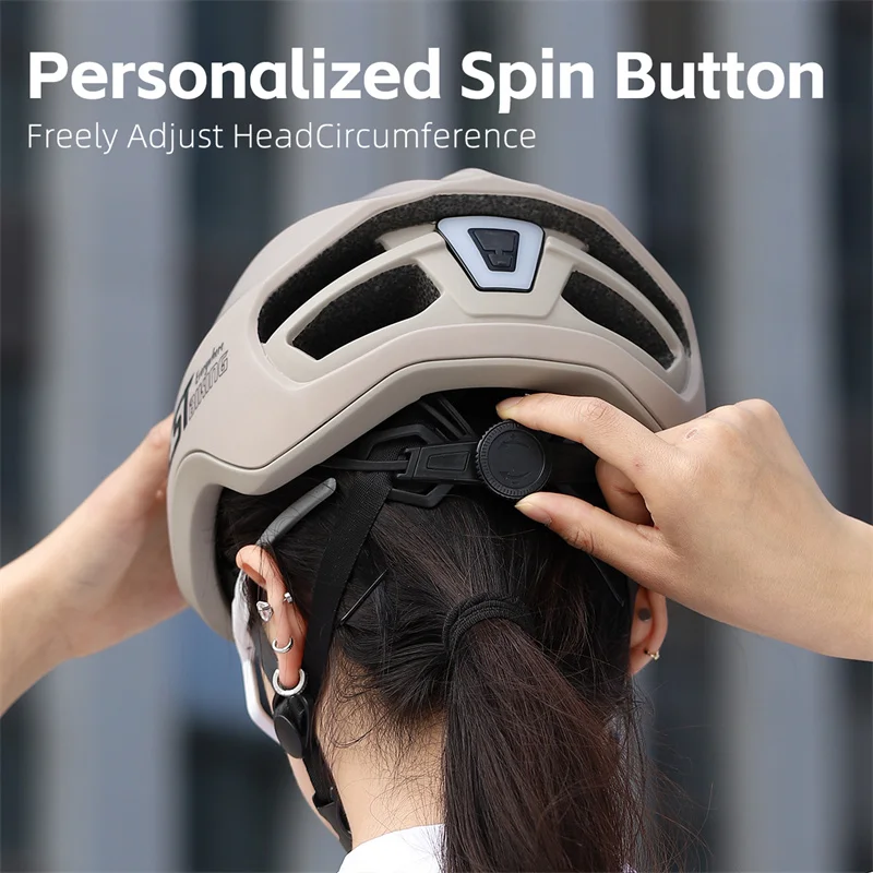 WEST BIKING Aero Capacete de ciclismo integralmente moldado com certificação KC Capacete unissex com luz traseira LED para scooter elétrica de bicicleta de estrada