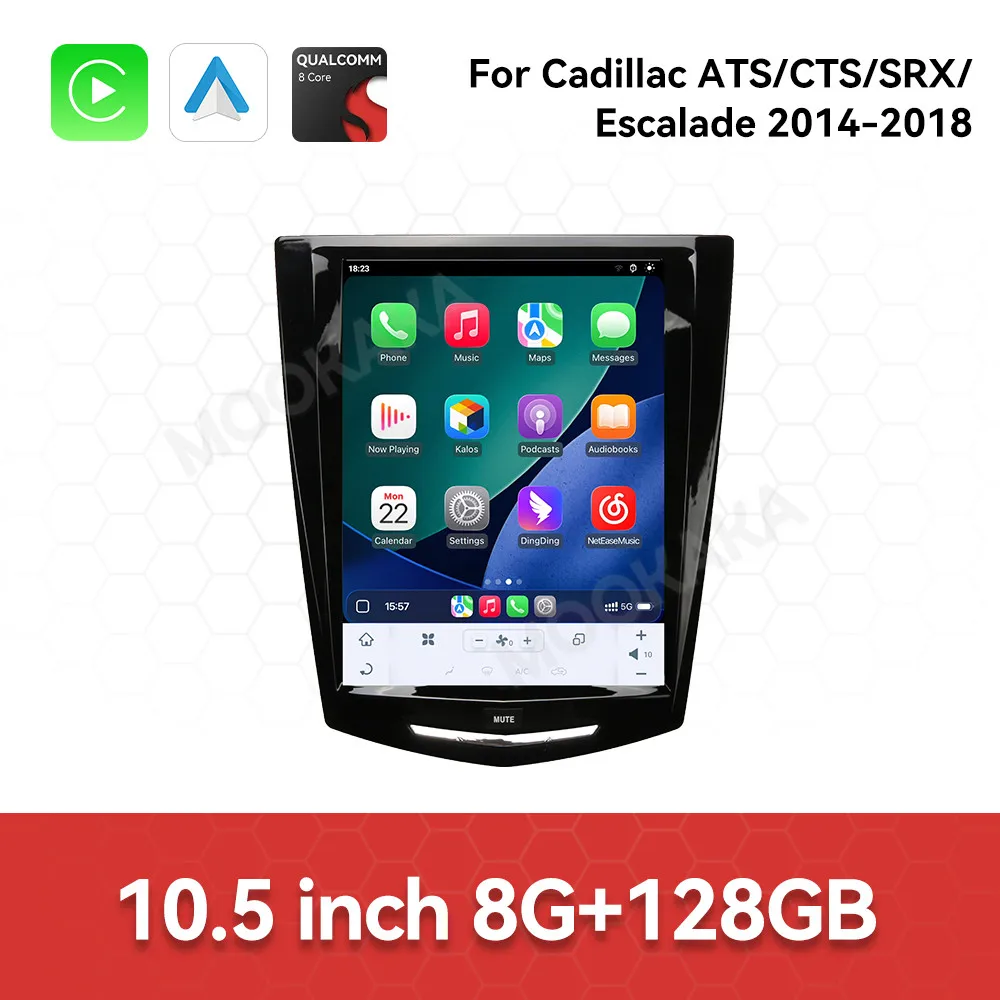 

Автомобильные аксессуары: Радиоприемник для Cadillac ATS, CTS, SRX, Escalade 2014-2018, Android GPS-навигация, мультимедийный стереоприемник, головное устройство