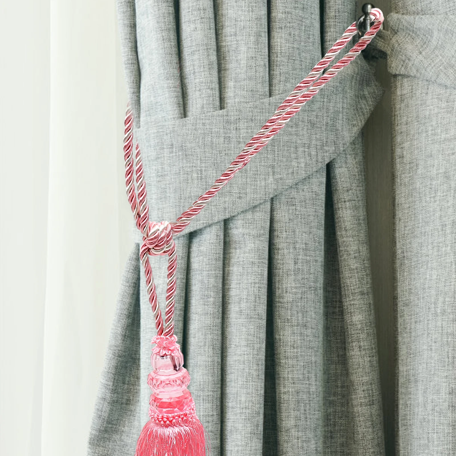 

10Pcs Curtain Tiebacks Tassel Trim Decorative Fringe for Curtain Pullbacks Cushion Sofa Upholstery Tassel Decor