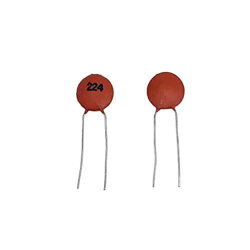 50pcs 220nF 0.22uF 224 Ceramic Disc Capacitor, DIP Radial Ceramic Chip Capacitor, Electronic Components