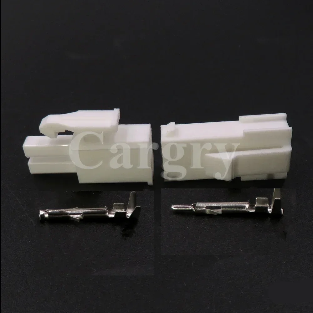 1 Set 2P 4.14mm FL-R FL-P Car AC Assembly High Temperature Resistance Wiring Socket FL Motor Connector Auto Accessories - Detail 1