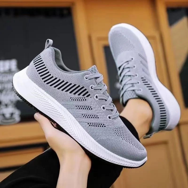 Men's casual light mesh sports shoes summer breathable cool running shoes fashion soft sole comfortable non slip male'ssneakers image 6
